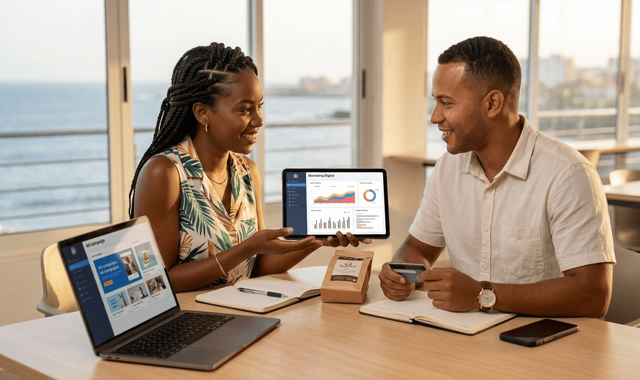 Curso completo de Marketing Digital e Gestão de Redes Sociais na Polyglot Cabo Verde.